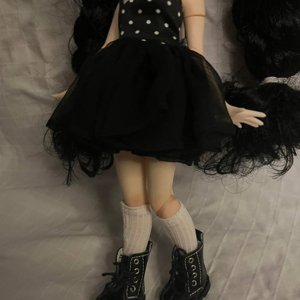 black skirt doll
