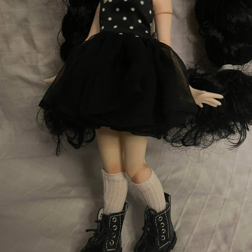 black skirt doll